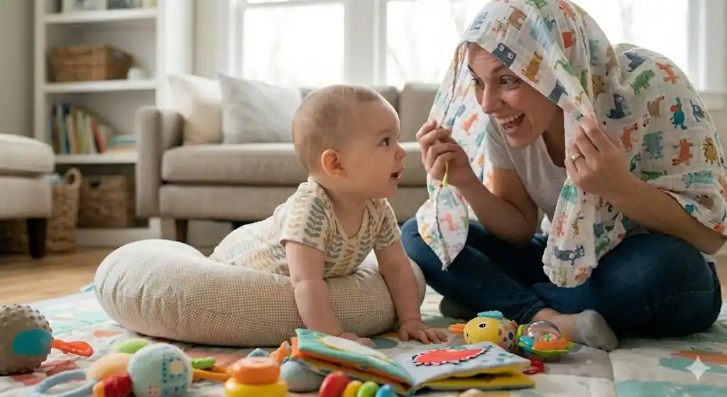 Peek a Boo Play baby activity