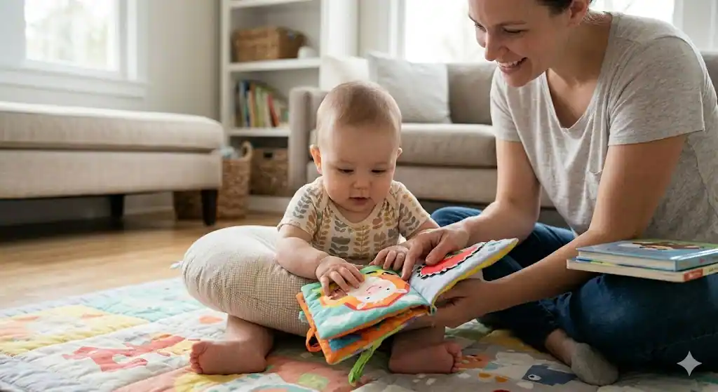 Story Time Together baby activity